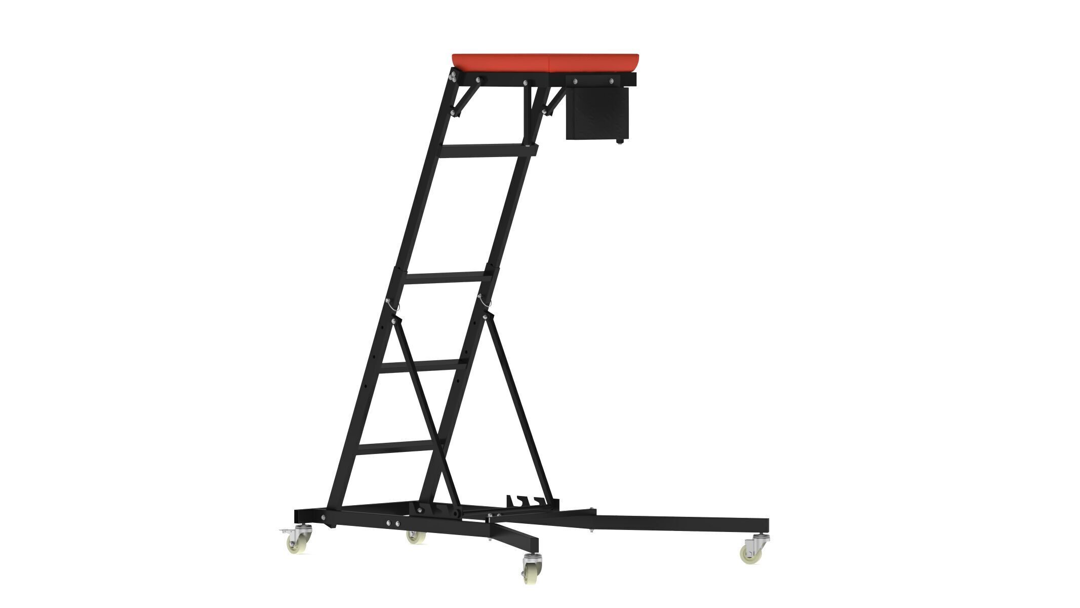 Garage Elevated Creeper Adjustable Topside Mechanic Seat 3D model_6