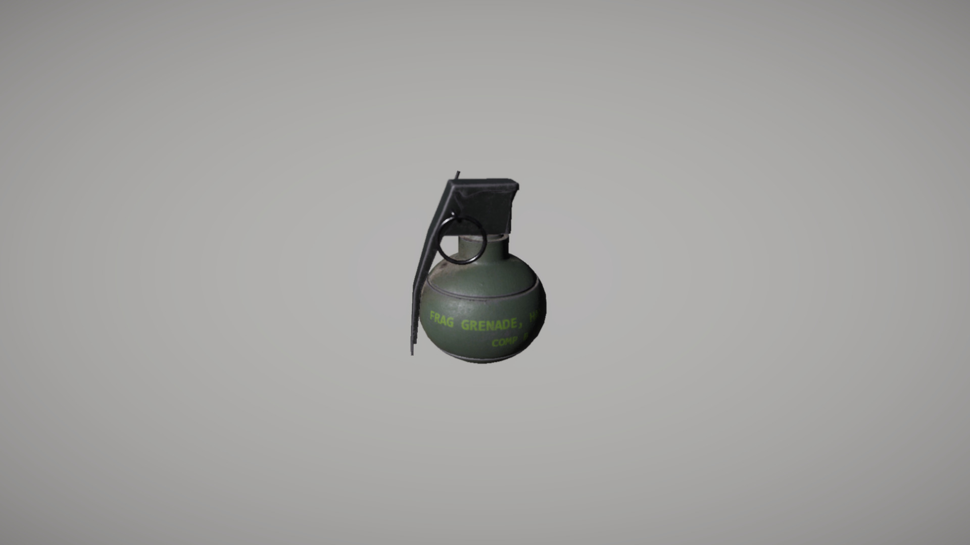 Game Ready Grenade Pack Low-poly 3D model_9