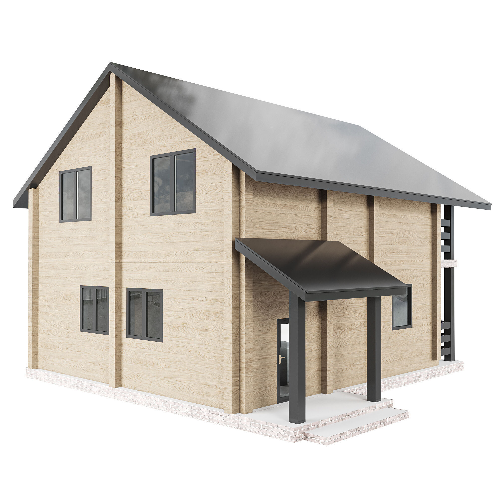 Home Design 2 For Exterior 3D model_1