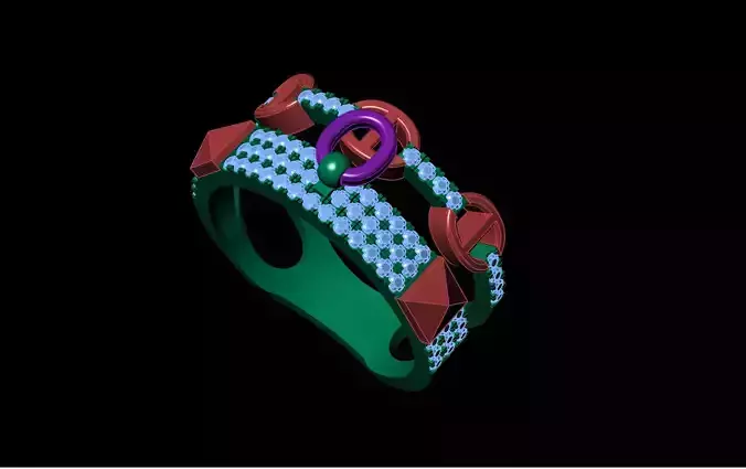 Alchimie Hermes ring