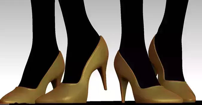 Basemesh shoes style 25 3D print model