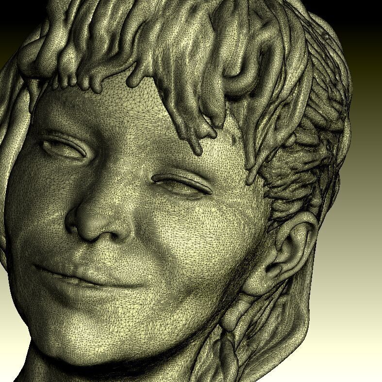 Belle Plante Realistic 3D Model of a nude Woman Print-Ready 3D print model_6