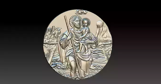 Saint Christopher Pendant