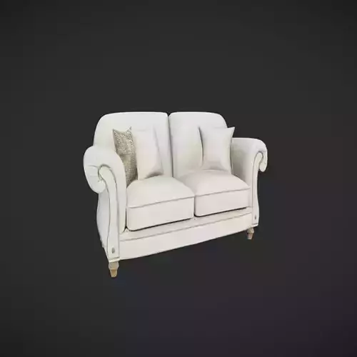 classic beige sofa with pillows