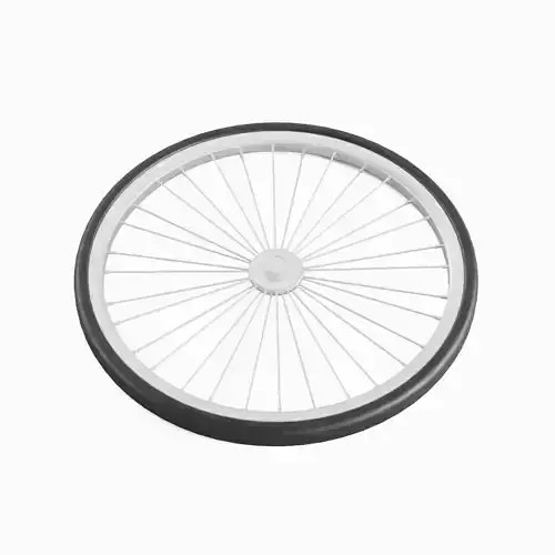 Bicycle Tire 01 Low-poly 3D model