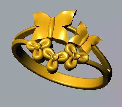 beautiful butterfly ring 