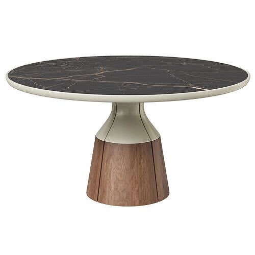 Meroni And Colzani Dining Table by Marco Piva 3D model