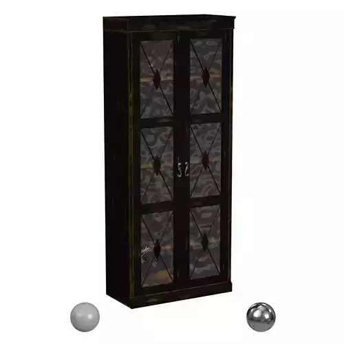 Hooker Furniture Sanctuary Two-Door Thin Display Cabinet