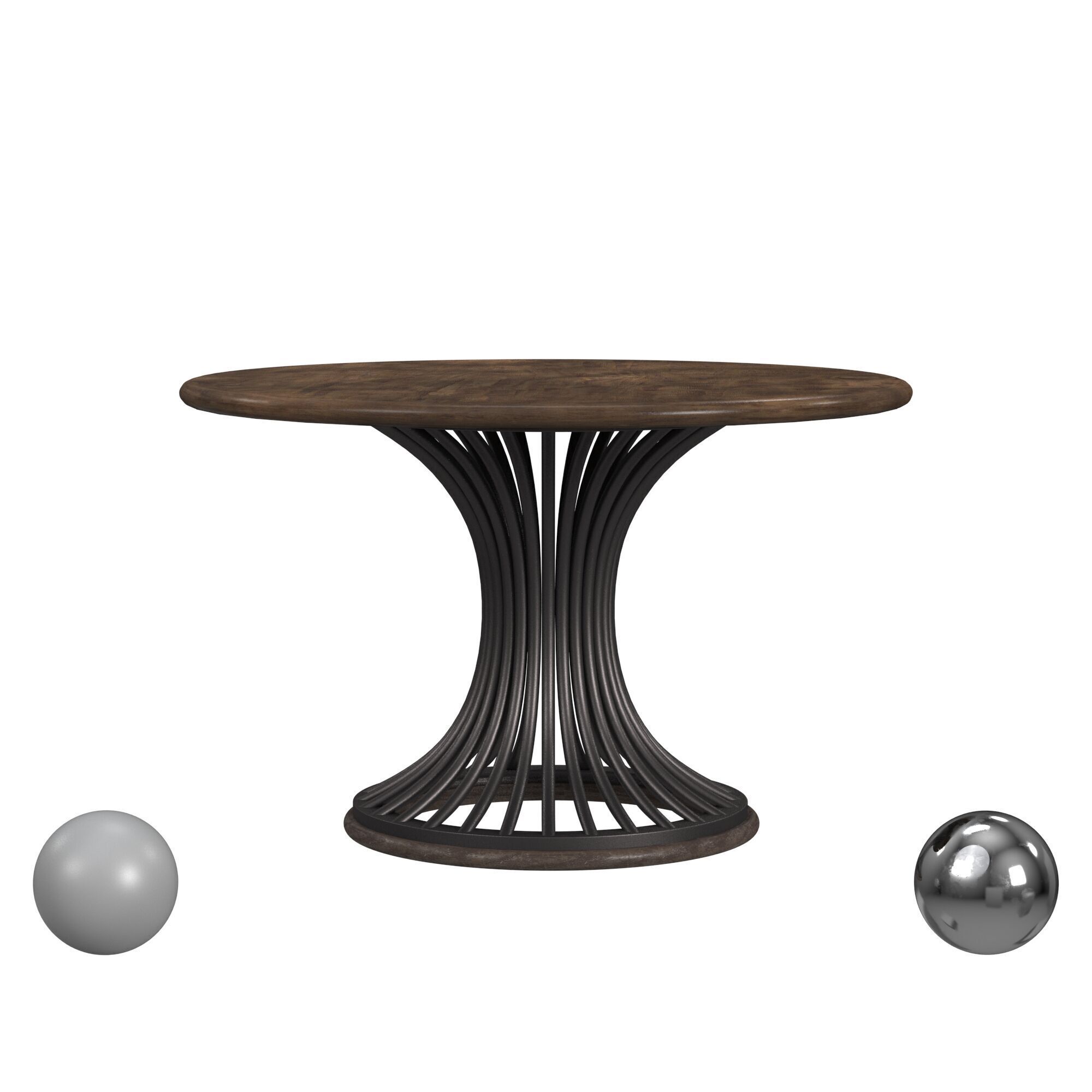 Hooker Furniture Studio 7H Cinch Round Dining Table 3D model_1
