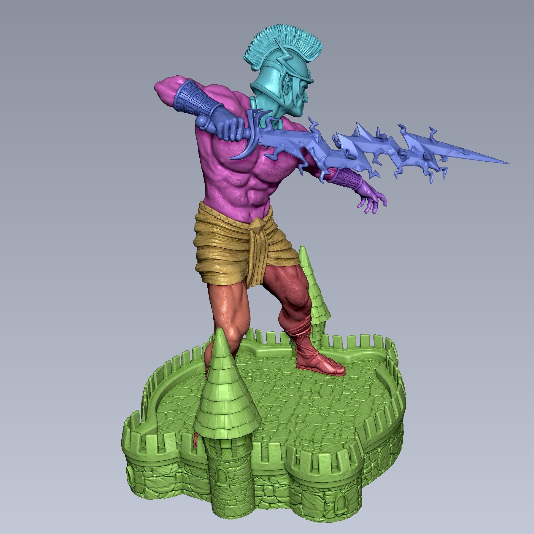 Heroes 3 Giant  3D print model_5