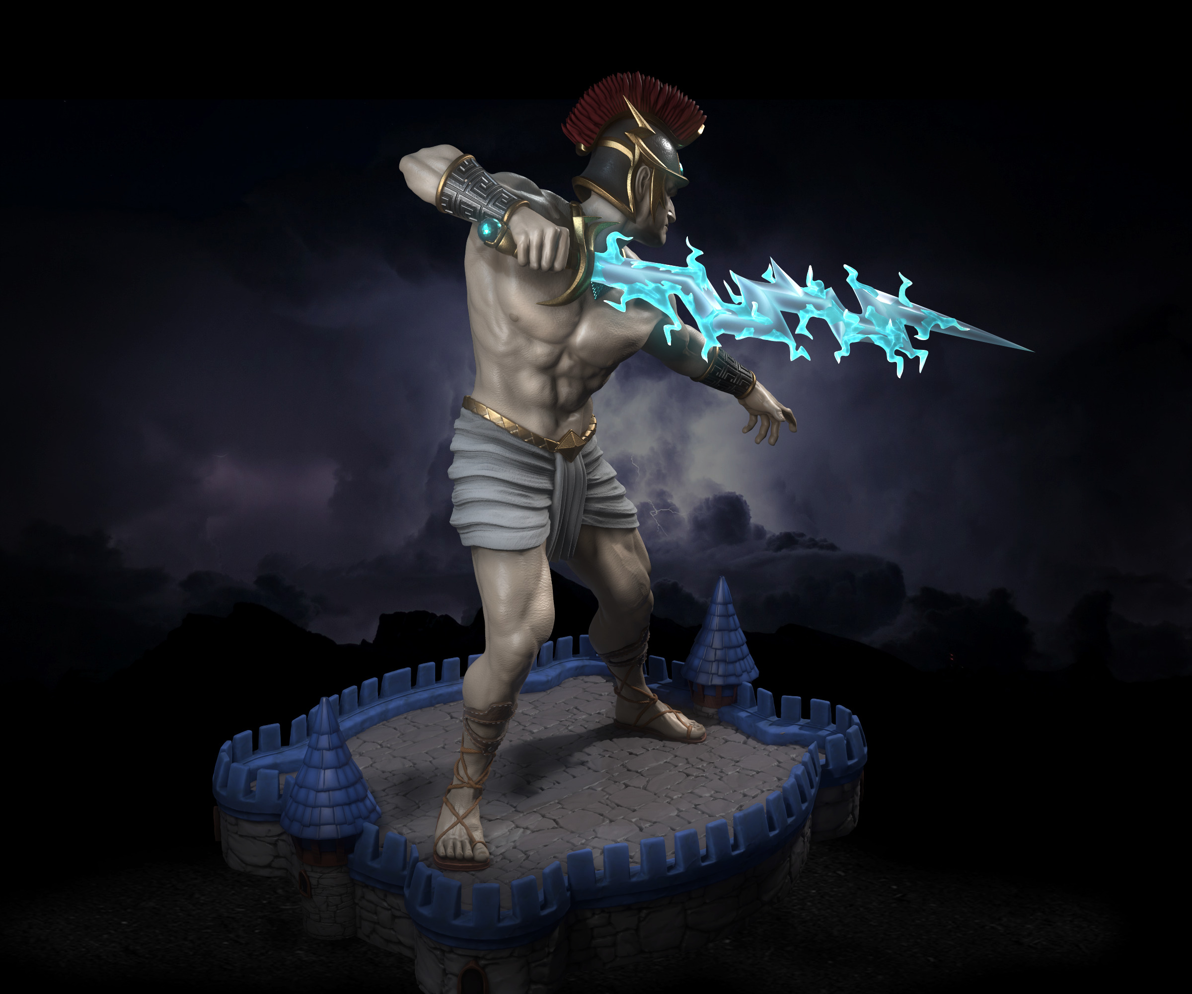 Heroes 3 Giant  3D print model_2