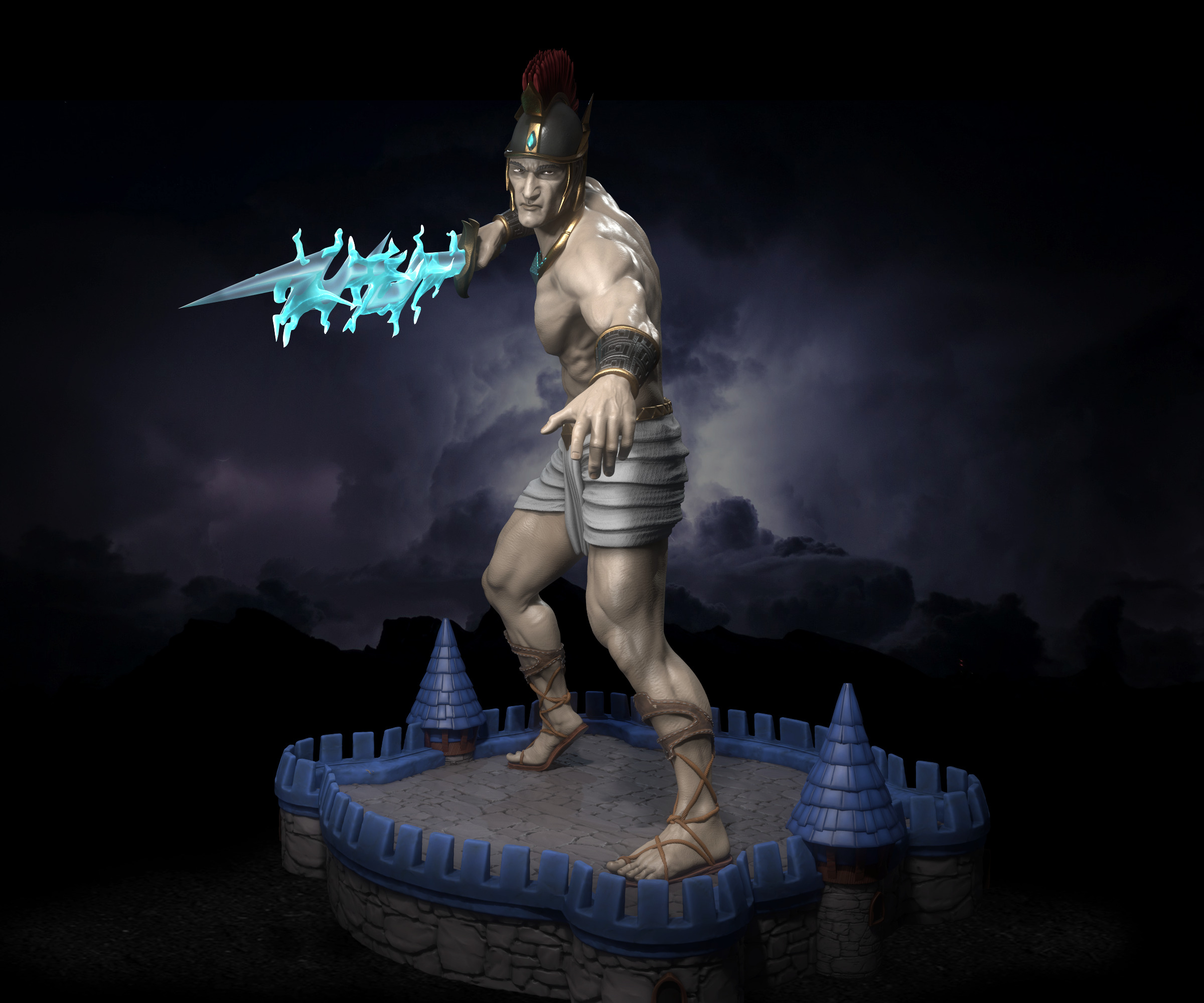 Heroes 3 Giant  3D print model_3