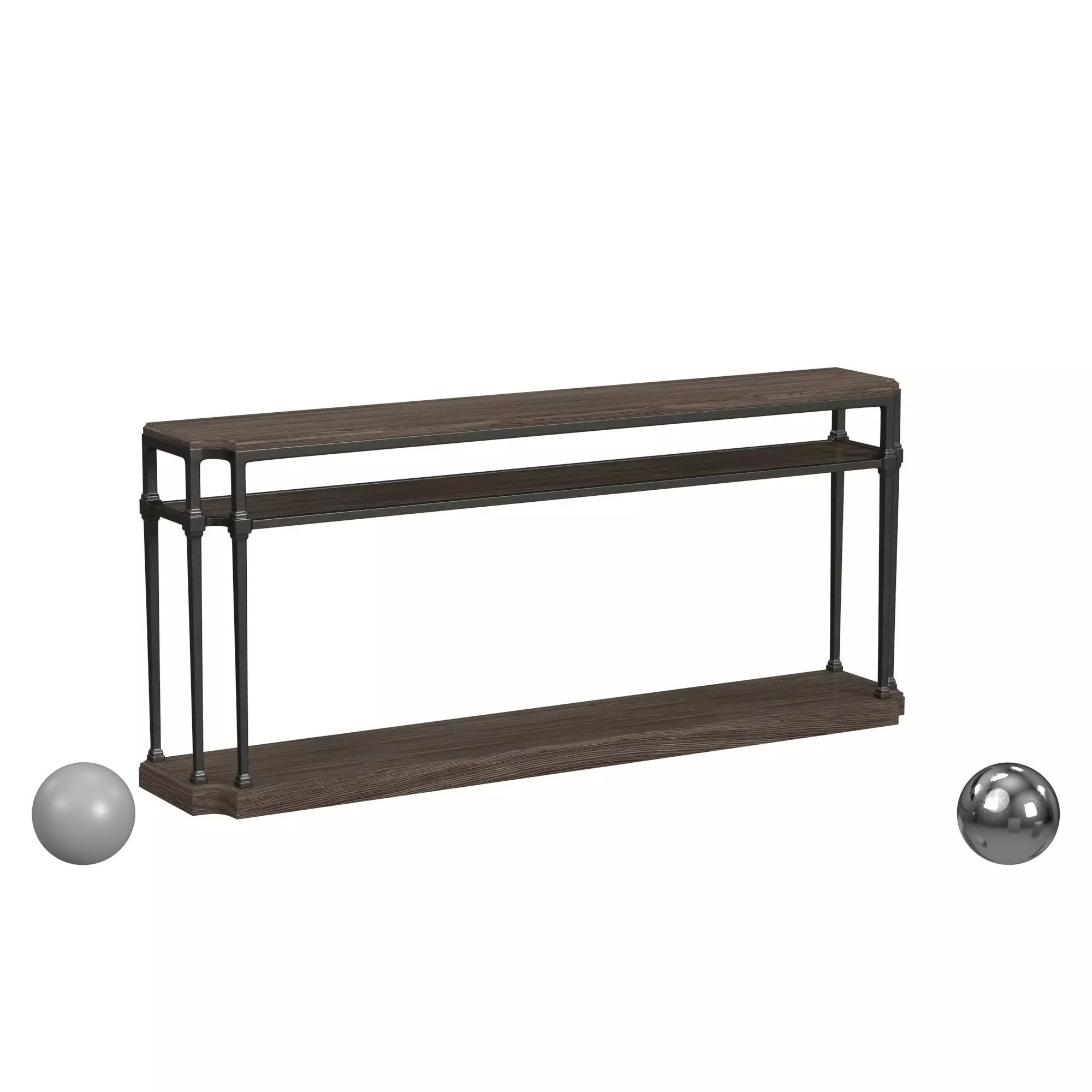 Hooker Furniture Woodlands Console Table  3D model_0