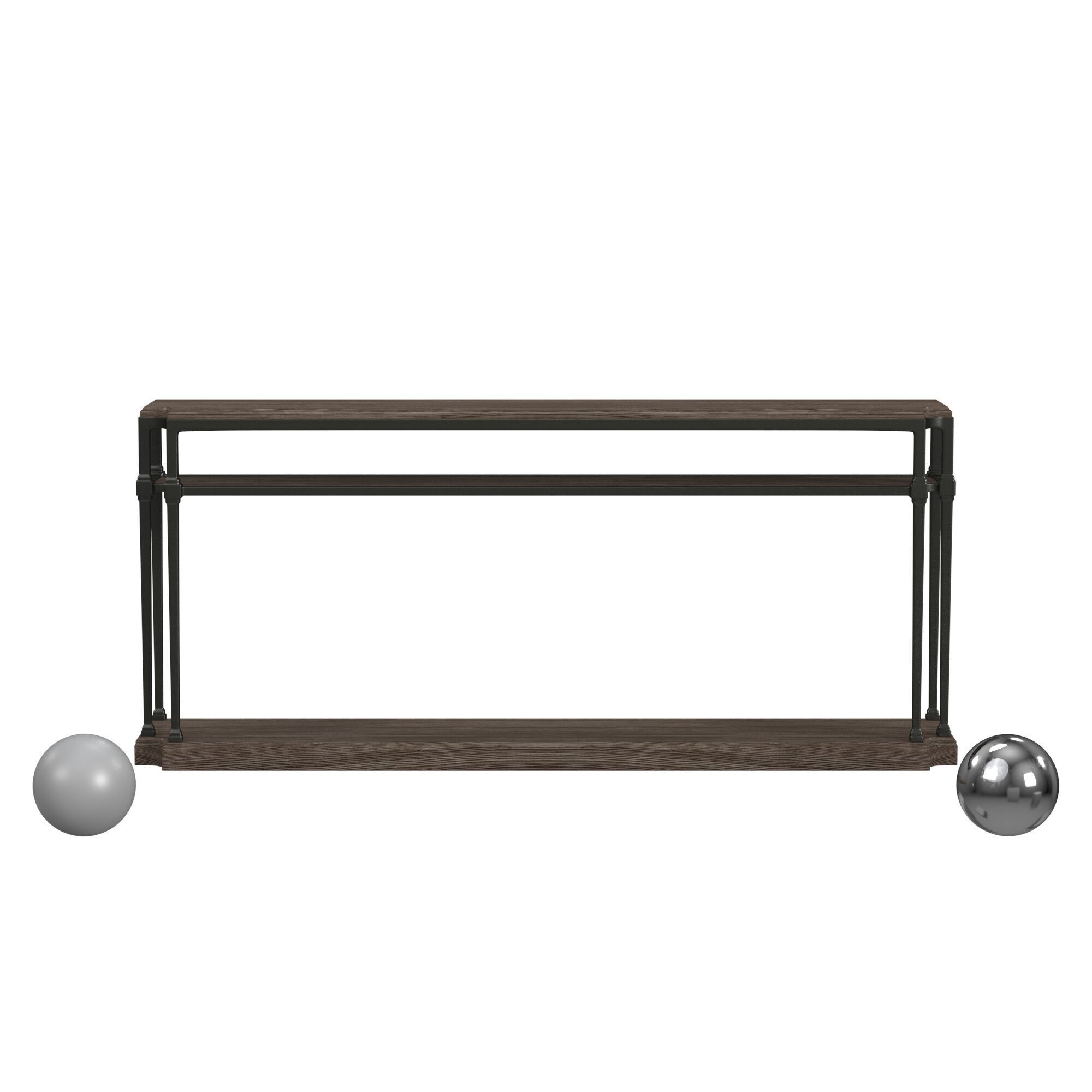 Hooker Furniture Woodlands Console Table  3D model_1