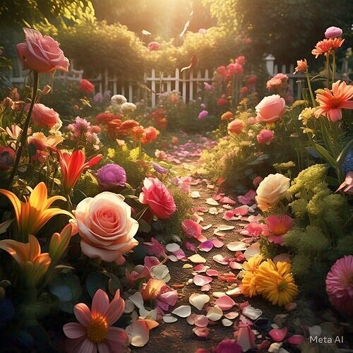 Beautiful Flowers 3D model