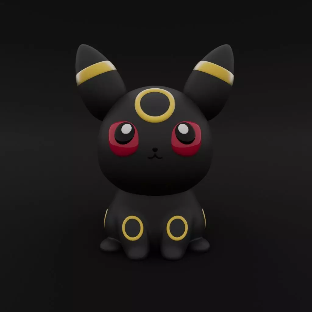 Pokemon - Kawaii Umbreon 3D print model_0