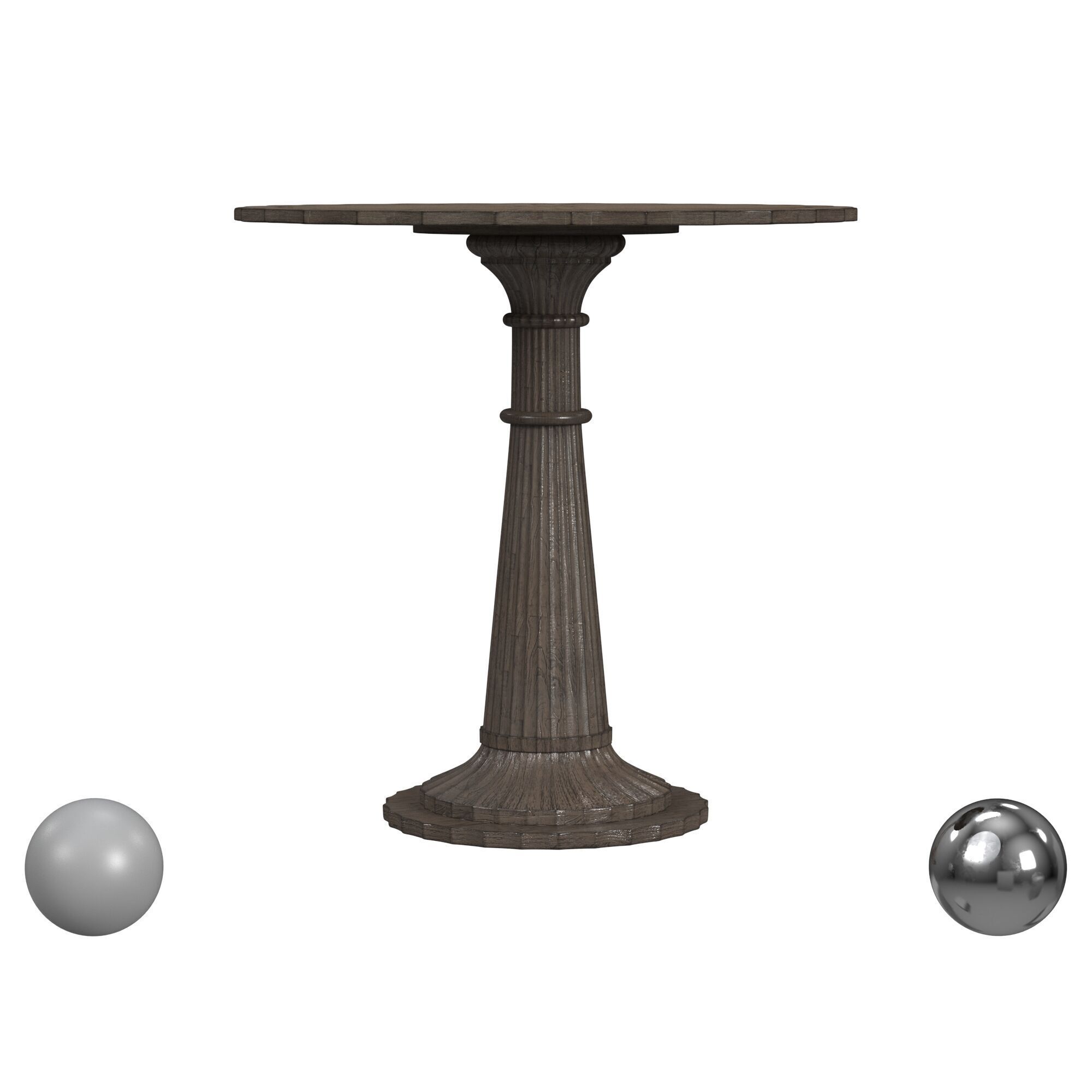 Hooker Furniture Woodlands Foyer Accent Dining Table 3D model_1