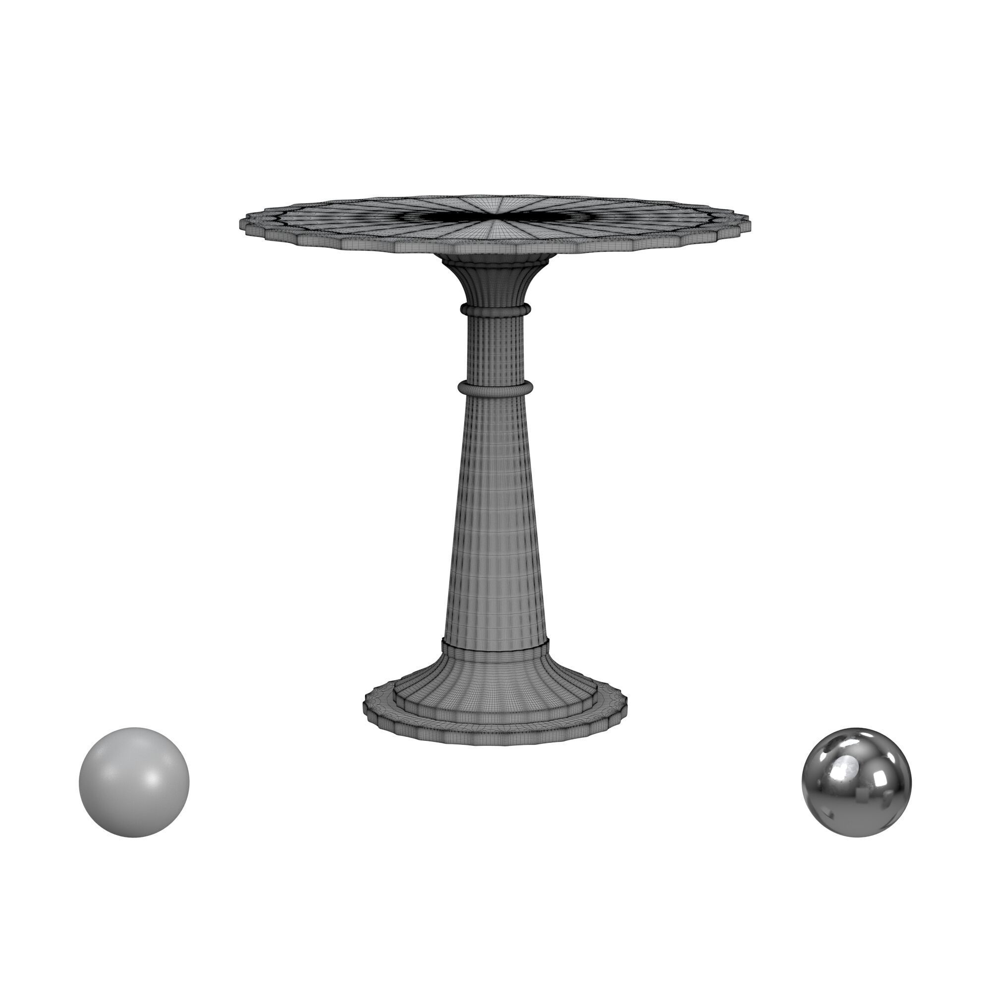 Hooker Furniture Woodlands Foyer Accent Dining Table 3D model_3