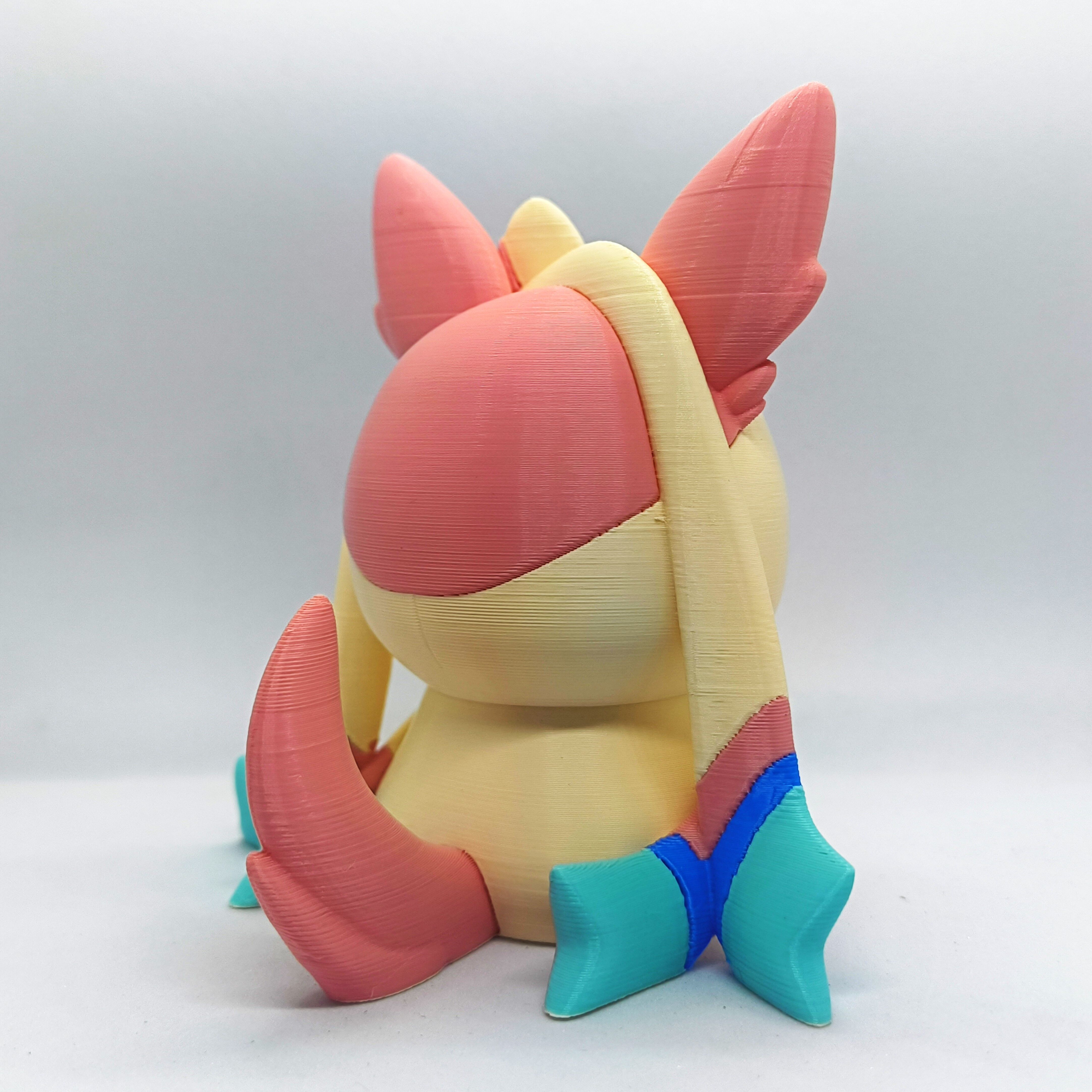 Pokemon - Kawaii Sylveon 3D print model_3