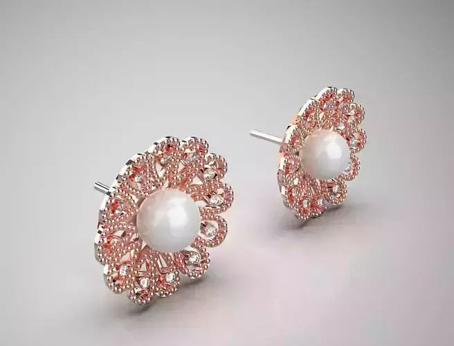 pearl earring pe0020