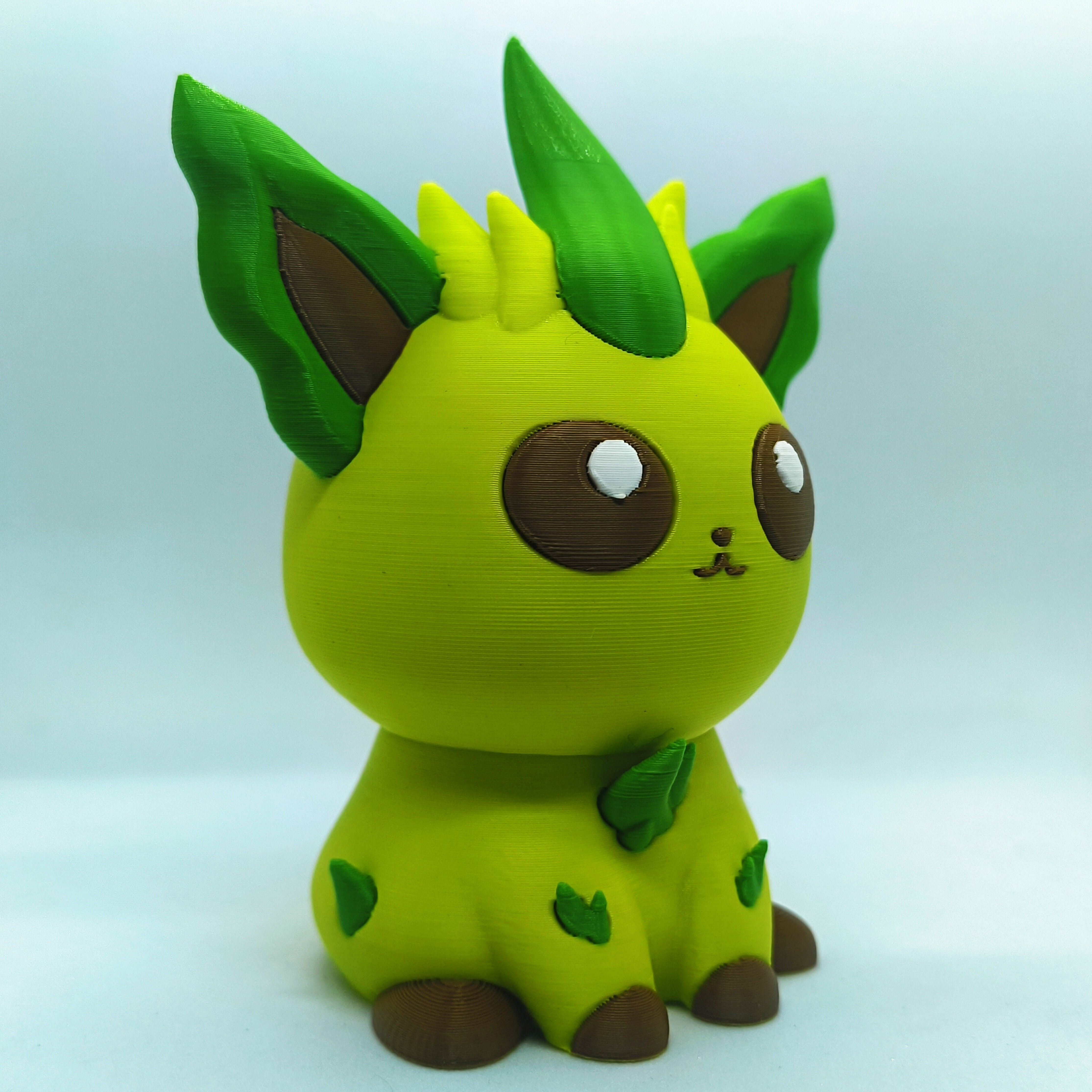 Pokemon - Kawaii Leafeon 3D print model_2
