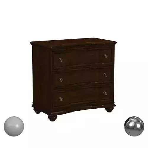 Hooker Leesburg Bachelors Chest 3D model