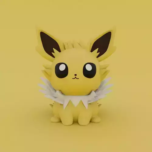 Pokemon - Kawaii Jolteon 3D print model