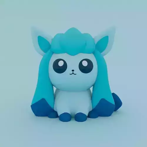 Pokemon - Kawaii Glaseon 3D print model