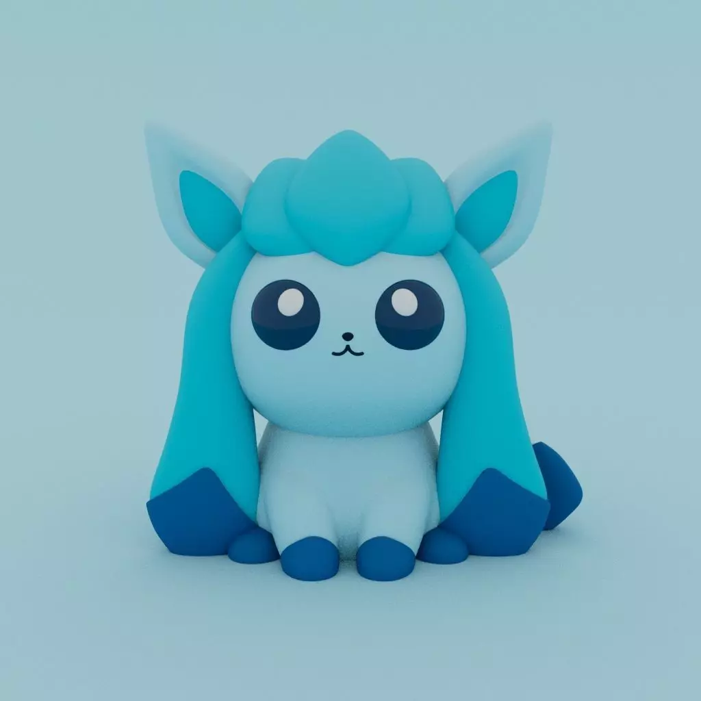 Pokemon - Kawaii Glaseon 3D print model_0