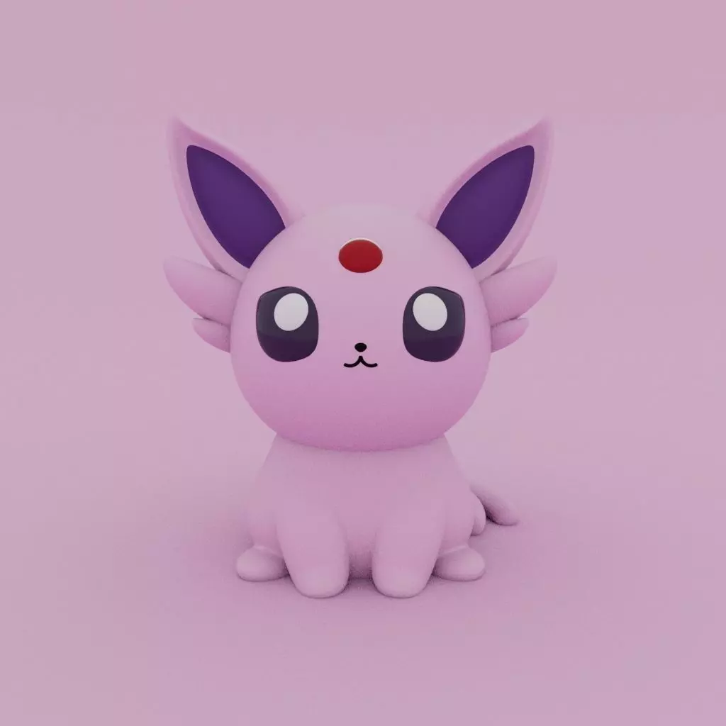 Pokemon - Kawaii Espeon 3D print model_0