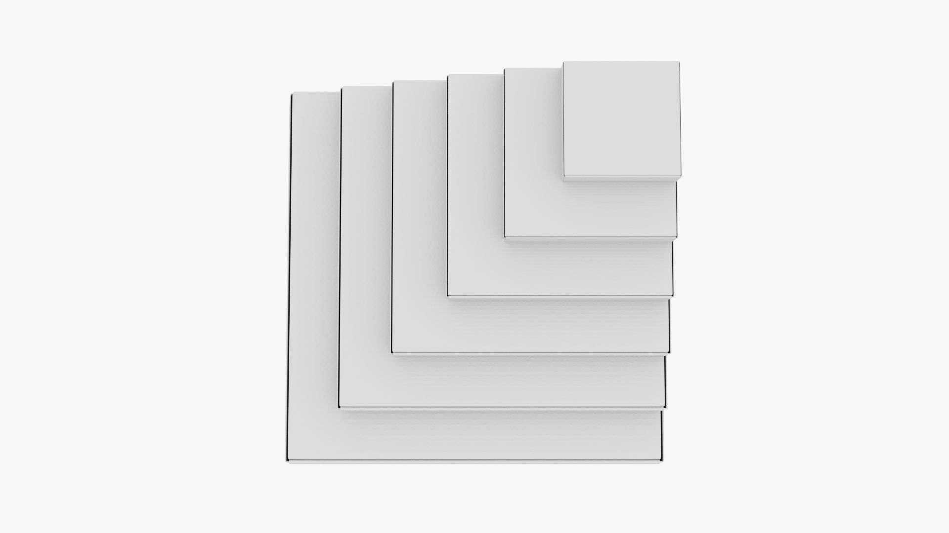 Pizza Boxes Mockup - Kraft Paper 3D Model Collection_23