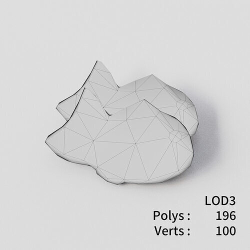 Taiyaki 3D model Low-poly 3D model 6