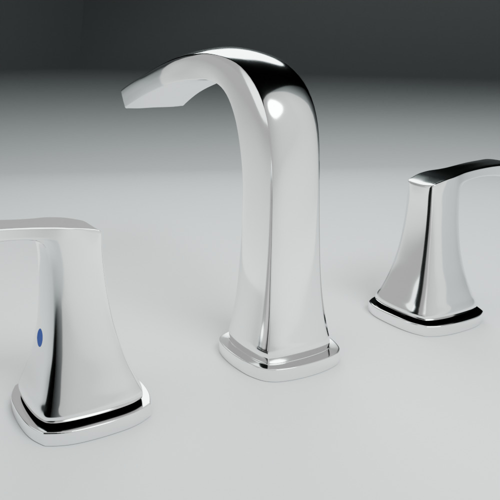 Tap Faucet 3D Model 025 Low-poly 3D model_1