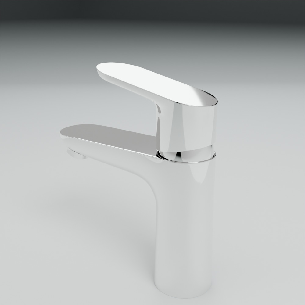 Tap Faucet 3D Model 018 Low-poly 3D model_1