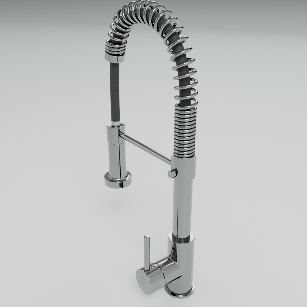 Tap Faucet 3D Model 015 Low-poly 3D model_1