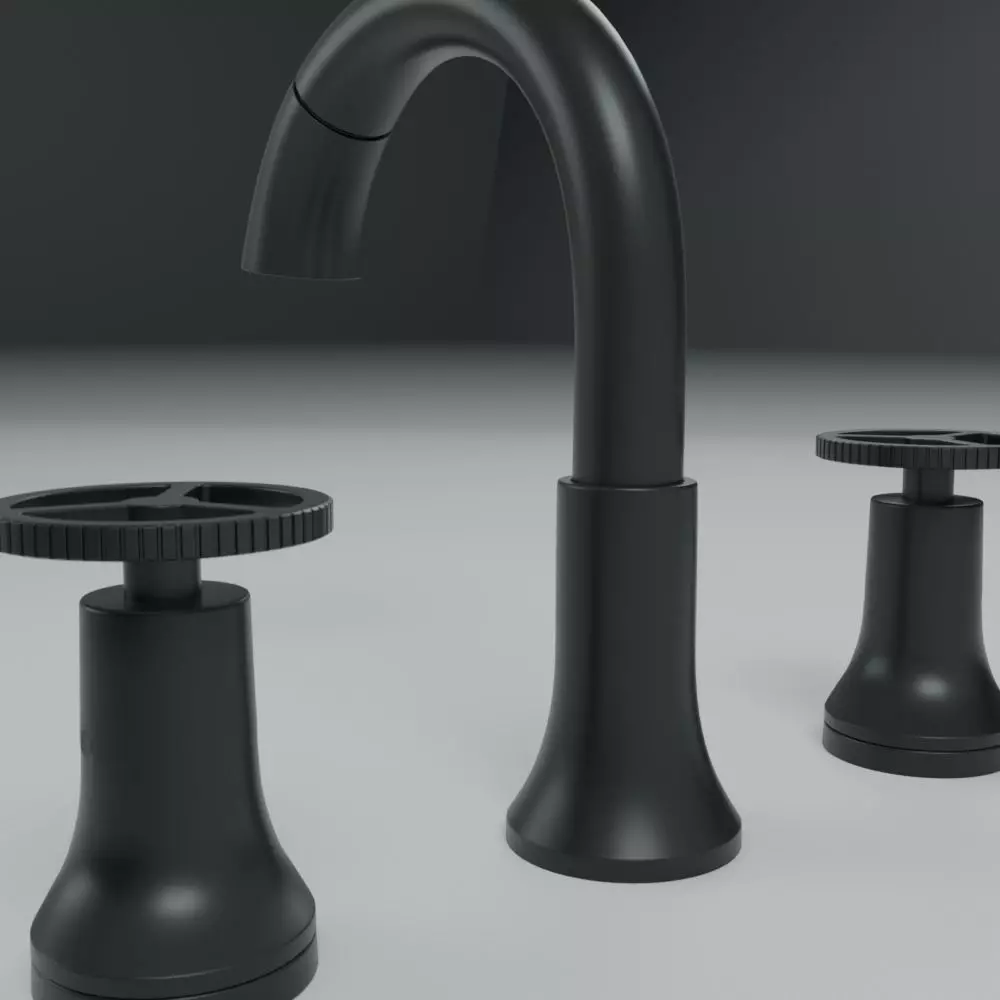 Tap Faucet 3D Model 011 Low-poly 3D model_0