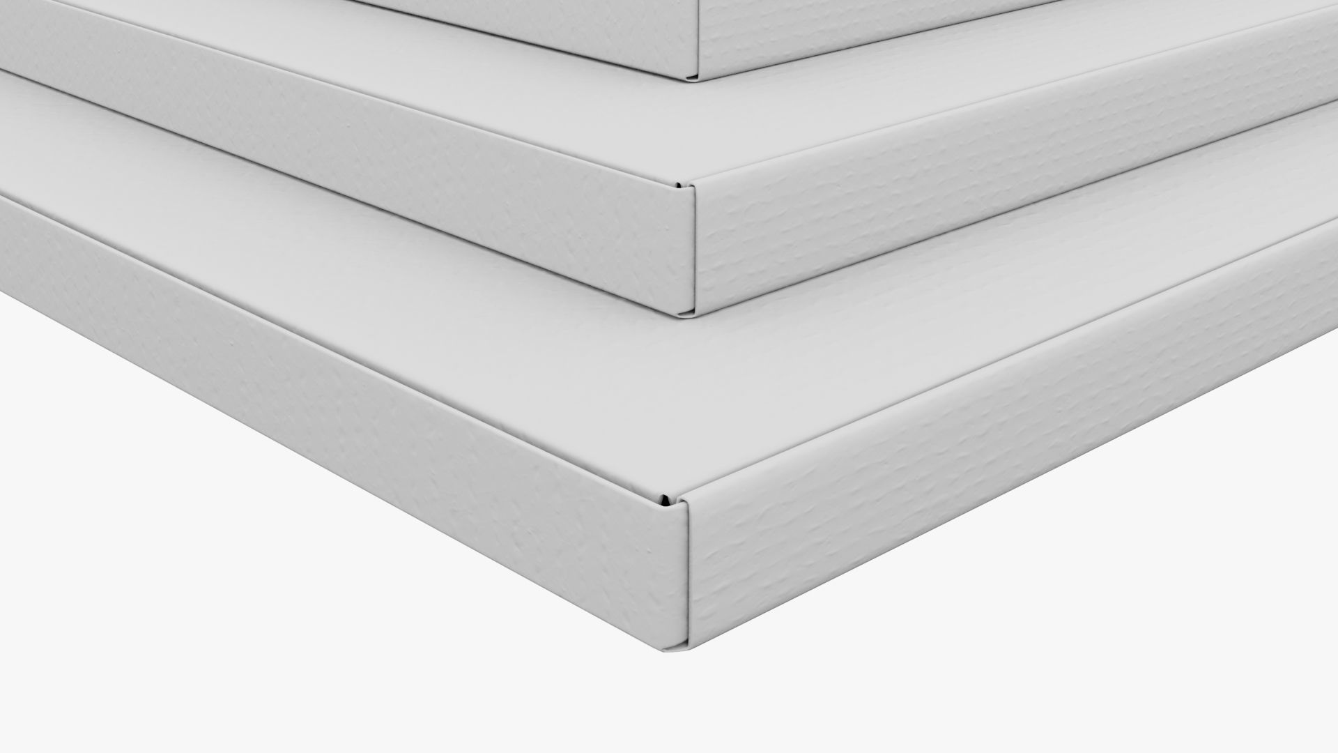 Pizza Boxes Mockup - White Paper 3D Model Collection_22