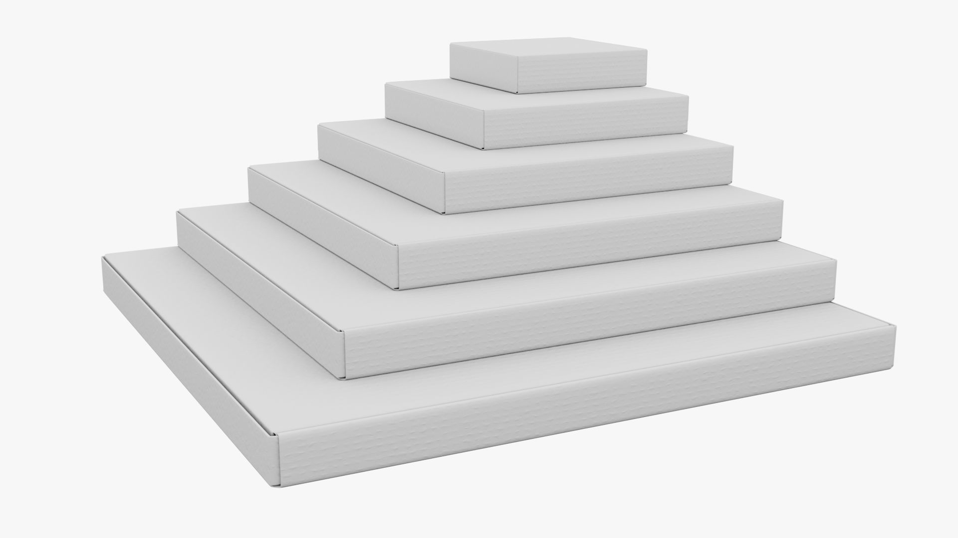 Pizza Boxes Mockup - White Paper 3D Model Collection_20