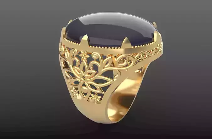 flower vines ring