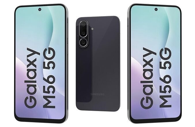 Samsung Galaxy M56 Black 3D model