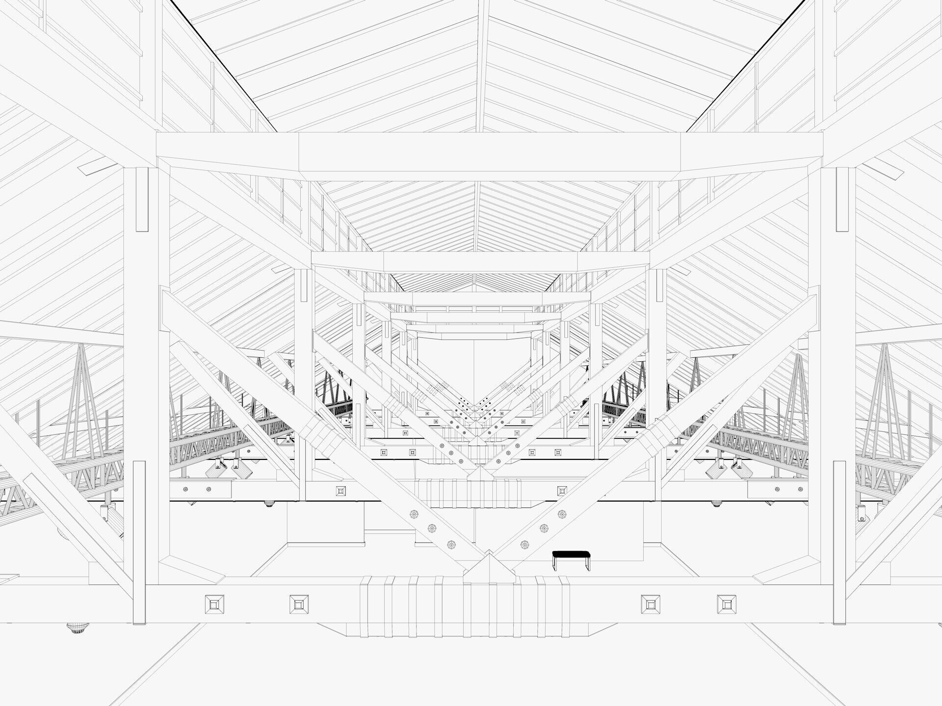 Art Gallery Exhibition 5 3D model_15