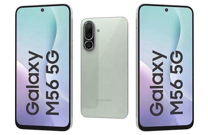 Samsung Galaxy M56 Green 3D model