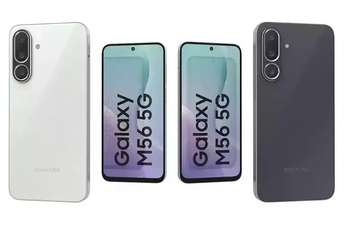 Samsung Galaxy M56 Black And Green