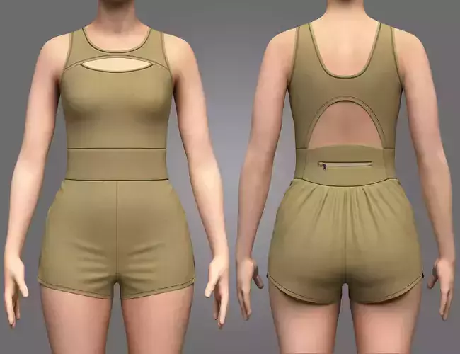 Female Running Suit 