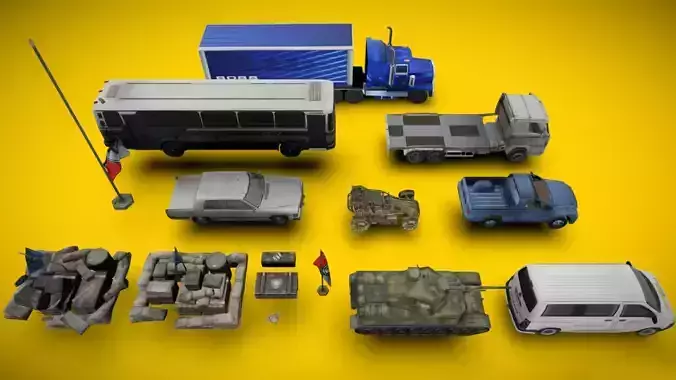 Miletery Vechiles and Base Pack