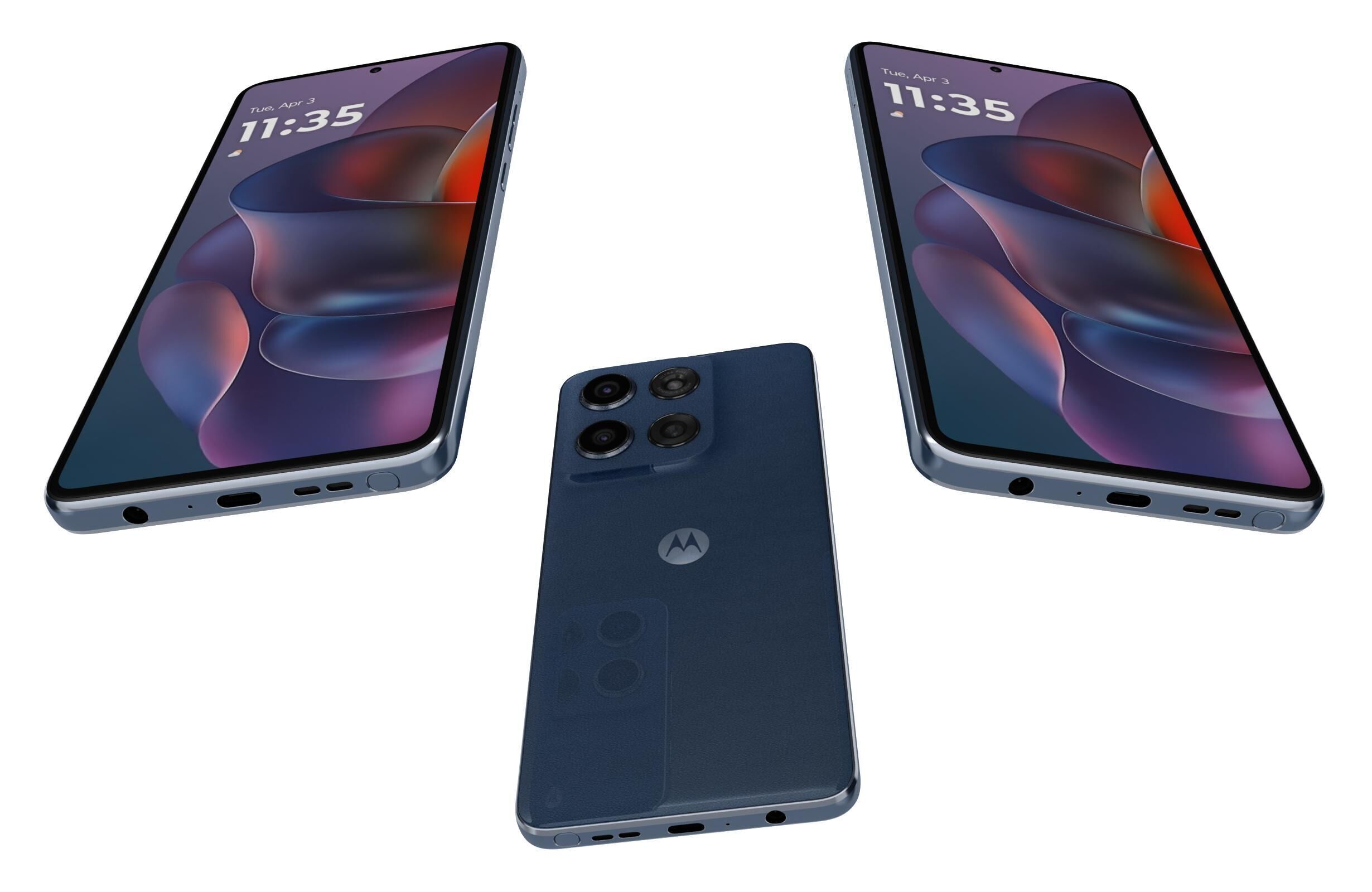 Motorola Edge 60 Stylus Blue And Gibraltar Sea 3D model_3