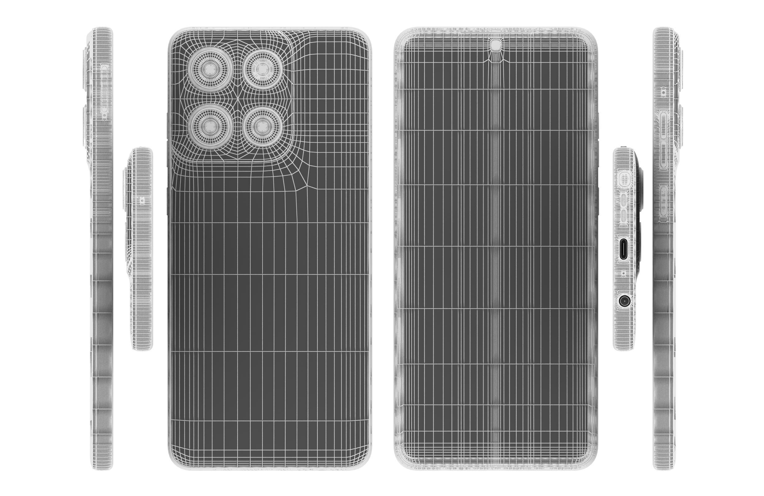 Motorola Edge 60 Stylus Blue And Gibraltar Sea 3D model_12