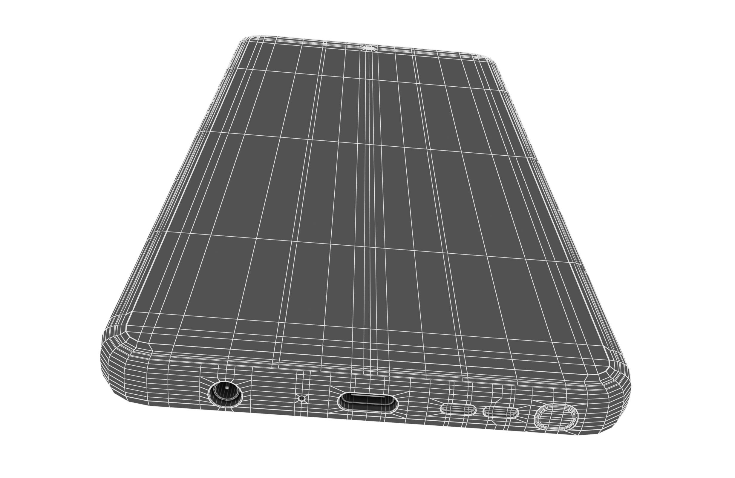 Motorola Edge 60 Stylus Blue And Gibraltar Sea 3D model_14