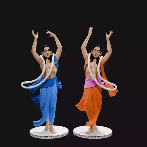 Chaitanya Mahaprabhu And Nityananda Mahaprabhu 3D Printable