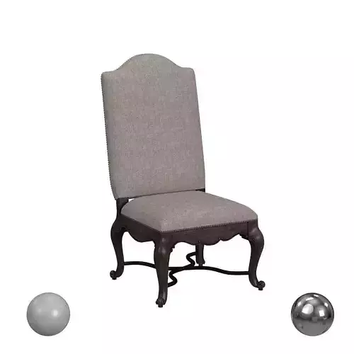 Rhapsody Rectangular Dining chair Millers Home Furnishings 3D model